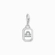 Silver charm pendant zodiac sign Libra with zirconia from the Charm Club collection in the THOMAS SABO online store